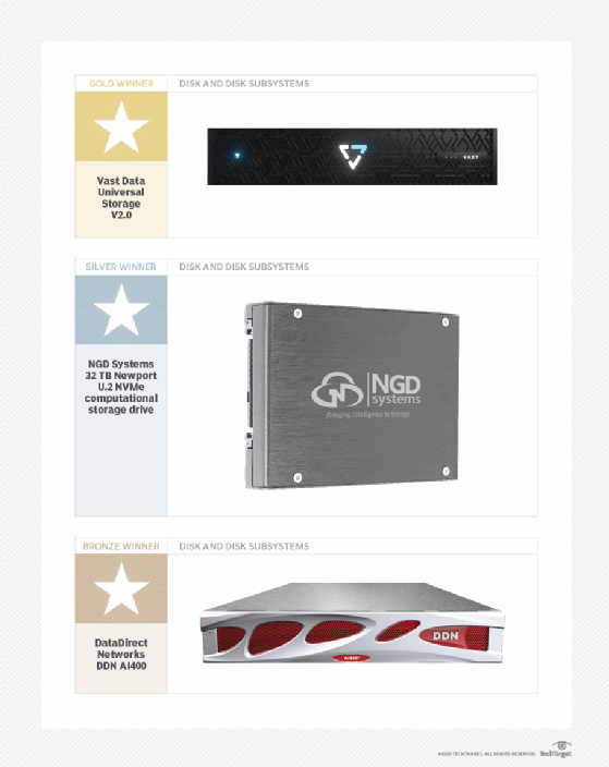 Disk and disk subsystems 2019 POY