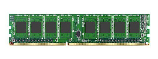 Photo of a dual in-line memory module.