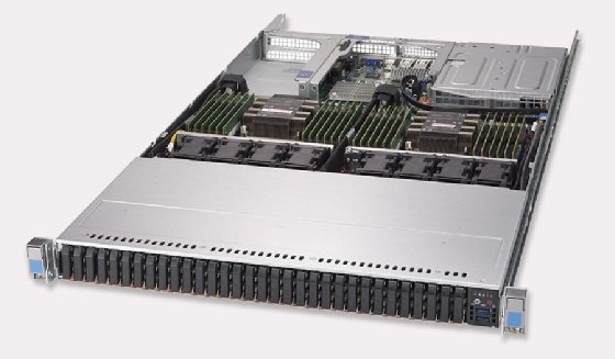 Super Micro 1U Petascale E1.S System