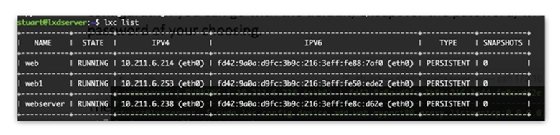 LXD configuration options