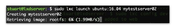 LXD configuration