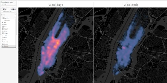 Tableau 2018.3 beta heatmap