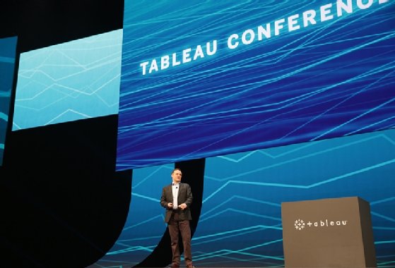 Tableau CEO Adam Selipsky at Tableau Conference 2017
