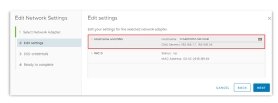 Edit network settings