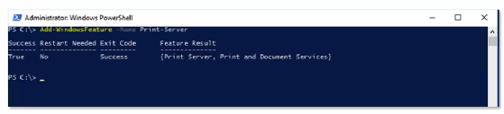 PowerShell printer command