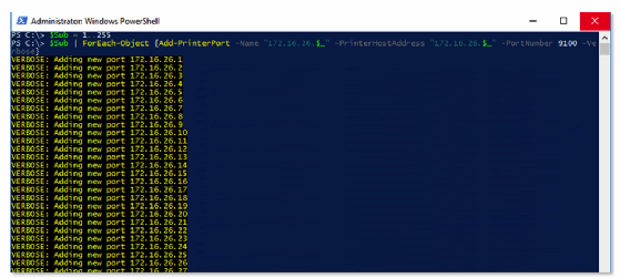 PowerShell loop