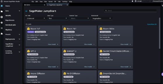 Image of Hugging Face on AWS
