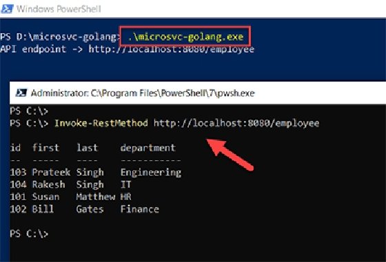 The Invoke-RestMethod cmdlet pulls employee data