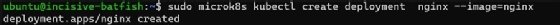 Deploying a Kubernetes application with MicroK8s