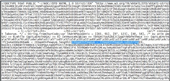 Screenshot of exploit kit landing page