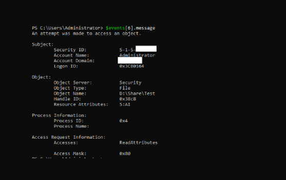 4663 Windows event ID