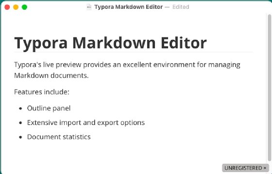 Typora's user interface.