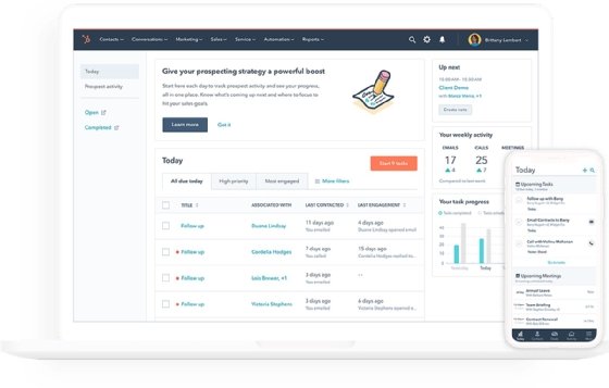 HubSpot Enterprise CRM screenshot