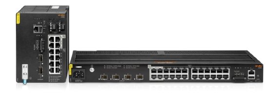 Aruba introduces ruggedized industrial switches.