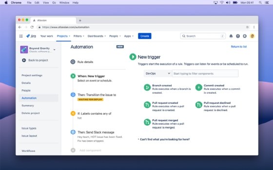 Automation-DevOps Triggers