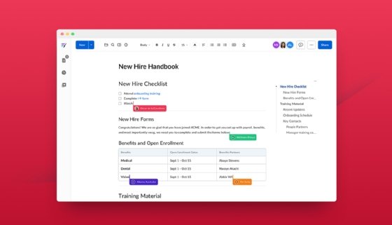 Box Notes screenshot