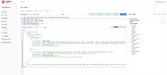 Screenshot of Couchbase Capella