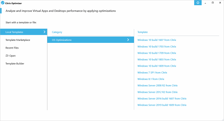 vdi image optimizer citrix