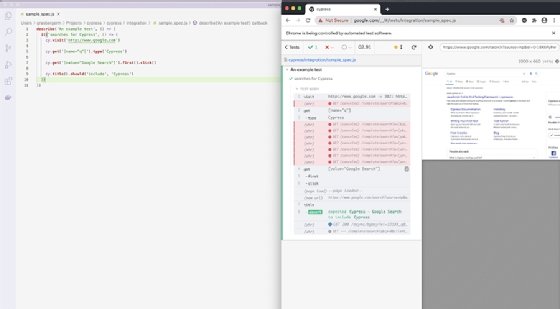 Writing Cypress test scripts
