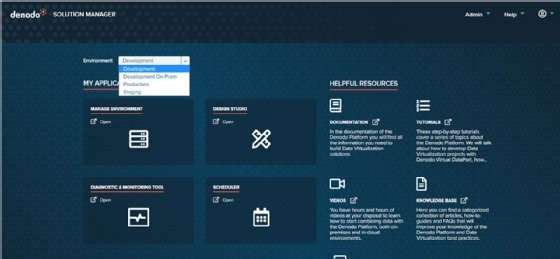 Denodo 8.0 provides a new interface that enables users to create a logical data fabric.