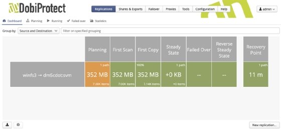 screenshot of Datadobi