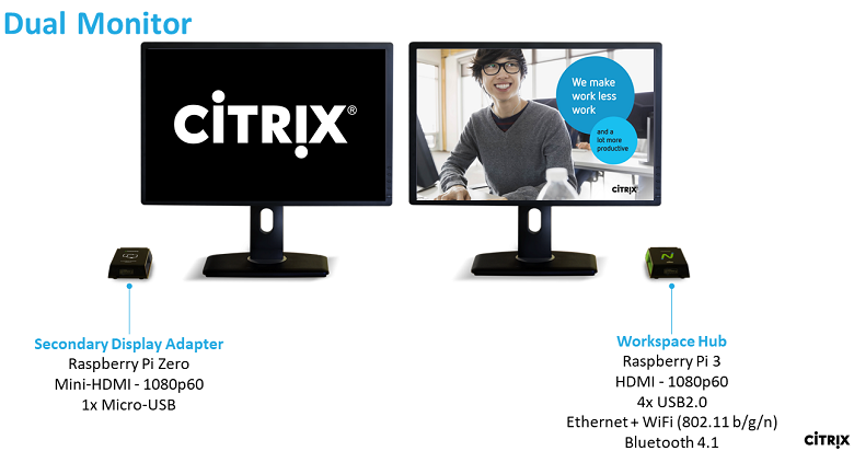 Citrix workspace hub dual monitor