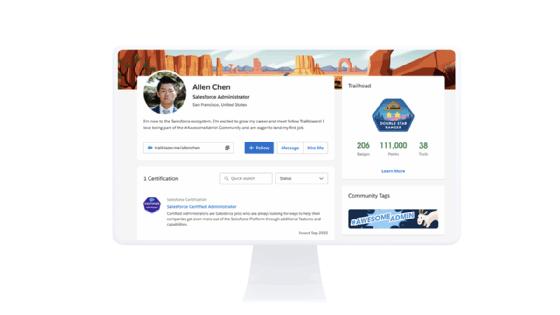 Salesforce Trailblazer.me