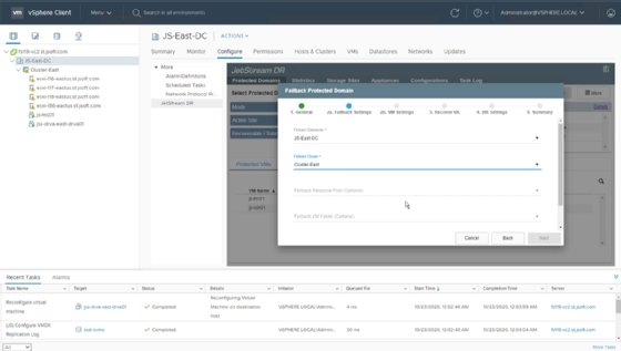 Screenshot of JetStream DR for AVS