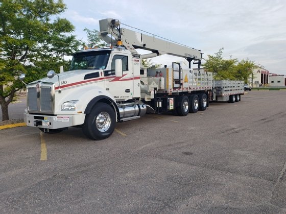 Loram Maintenance Railway truck