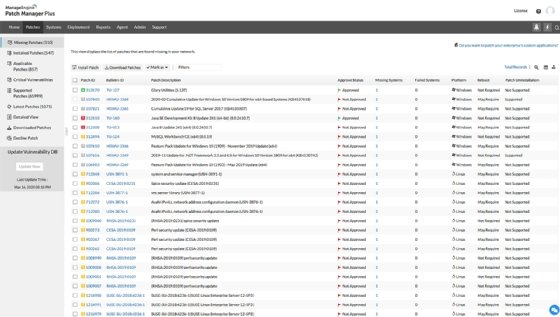 The Patch Manager Plus patching tool
