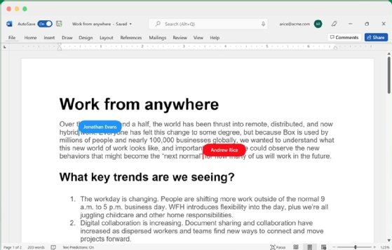Box for Microsoft integration
