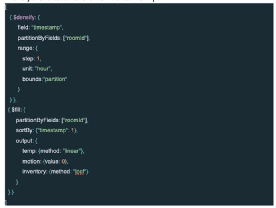Gap filling functions in MongoDB 5.3