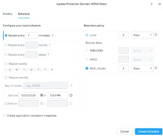 Nutanix Files dashboard