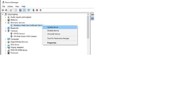 Windows Hello driver