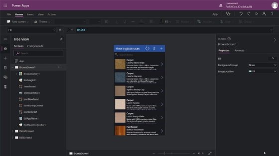 Excel-based Power Apps app
