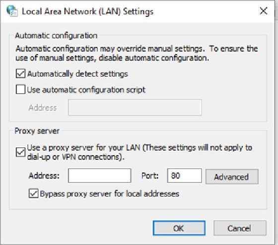 LAN settings