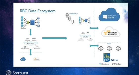Screenshot of Royal Bank of Canada data architecture
