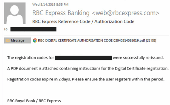 Canada phishing