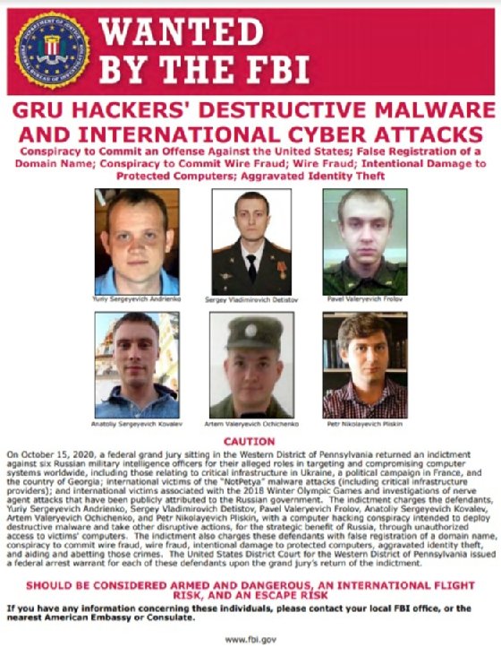 Russian nation-state hackers, NotPetya