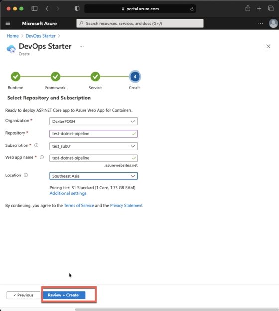 Parameters to connect GitHub with Azure resources