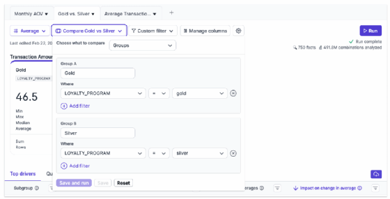 A sample dashboard from Sisu.