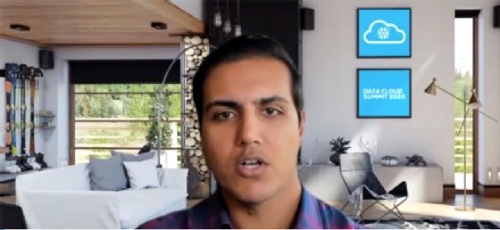Snowflake's Shravan Narayen speaks during Data Cloud Summit 2020, the vendor's virtual user conference.