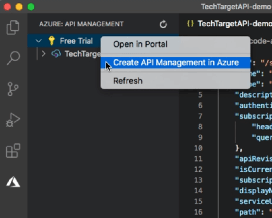 Create an API in VS Code - step 3