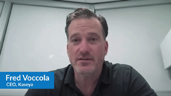 Kaseya Fred Voccola VSA supply chain attack video screenshot