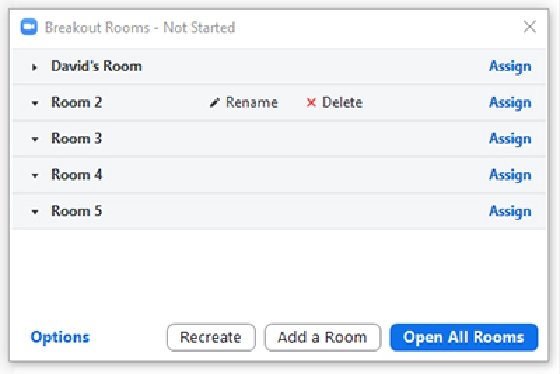 Zoom manage breakout rooms