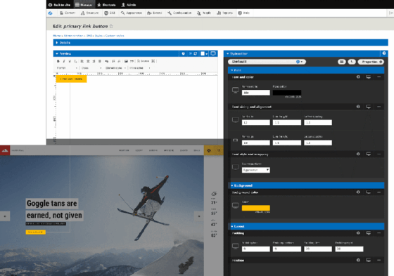 Acquia Site Studio Page Builder