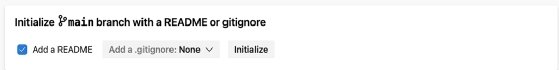 Screenshot showing steps to initialize a repository in Azure DevOps