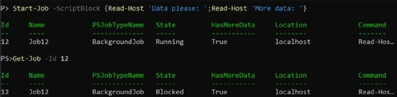 background job blocked state