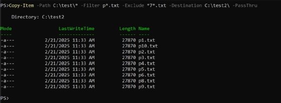 Exclude parameter in PowerShell