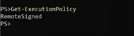 Get-ExecutionPolicy settings
